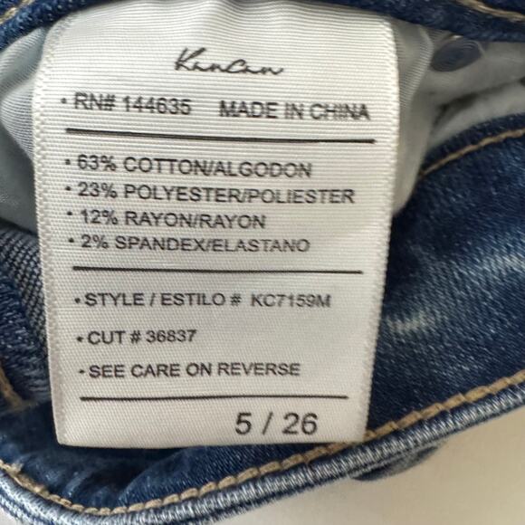 KanCan High Rise Button Fly Shorts Size 26 NWT - Picture 6 of 8